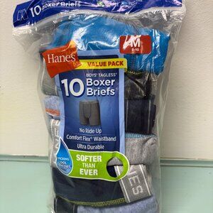 10 pack Hanes Boxer Briefs Medium 8/10